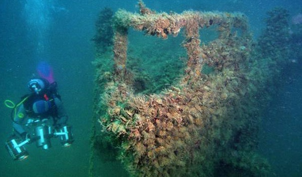Затонувшее судно UJ-102